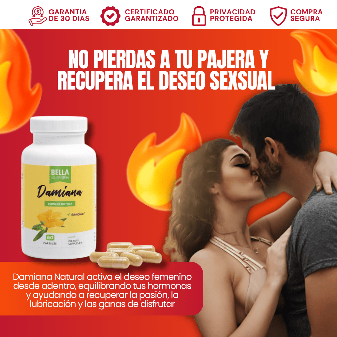 Damiana Natural ¡Equilibrio Hormonal y Placer Femenino!